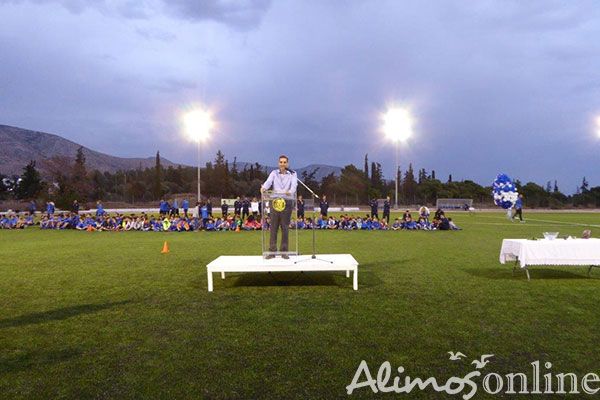 Πανηγυρικά εγκαίνια στο ανακαινισμένο γήπεδο των Τραχώνων
