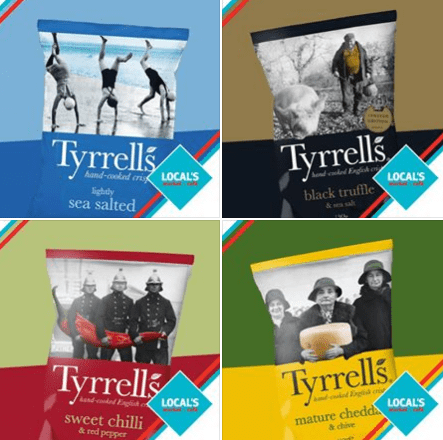 Tα χειροποίητα βρετανικά πατατάκια «Tyrells» ήρθαν στον Άλιμο