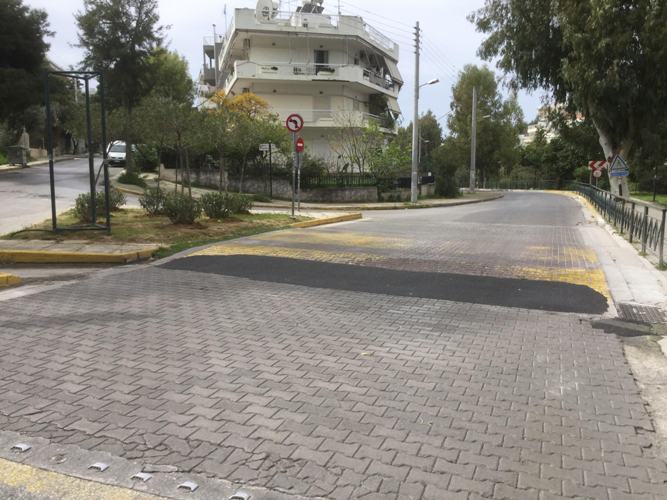 Επισκευάστηκε το «σαμαράκι» στην οδό Αγ. Δημητρίου