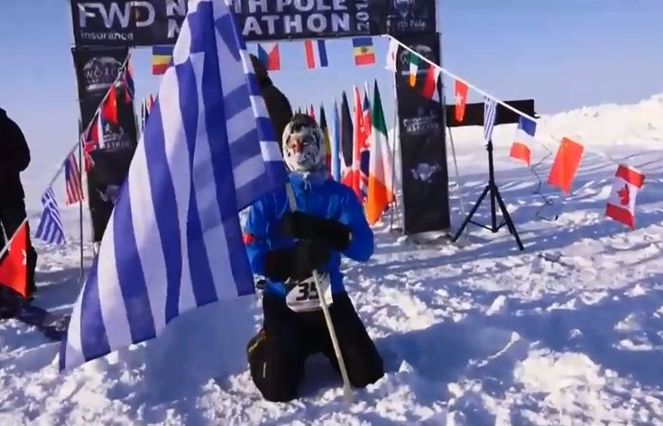 Έλληνας είναι ο νικητής του Μαραθωνίου στο Βόρειο Πόλο - Το βίντεο με τον τερματισμό