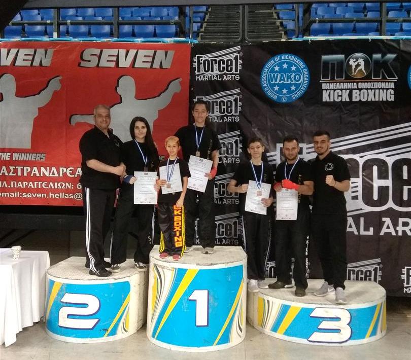 Πανελλήνιο Κύπελλο Kick Boxing για τον Α.Σ. «Φωκέα»