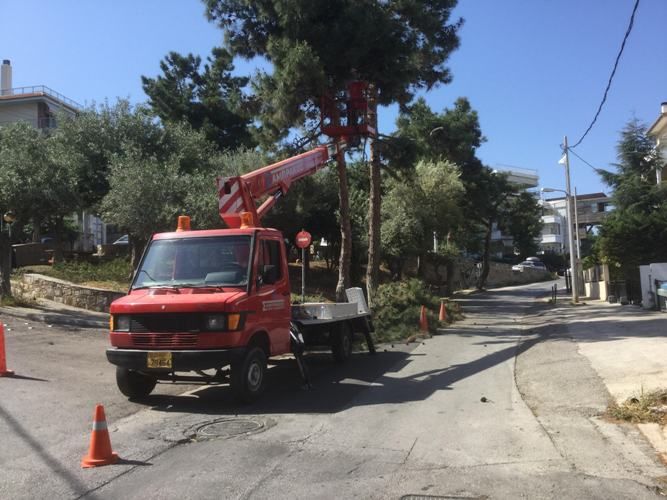 Κλειστό τμήμα της οδού Καρναβίας