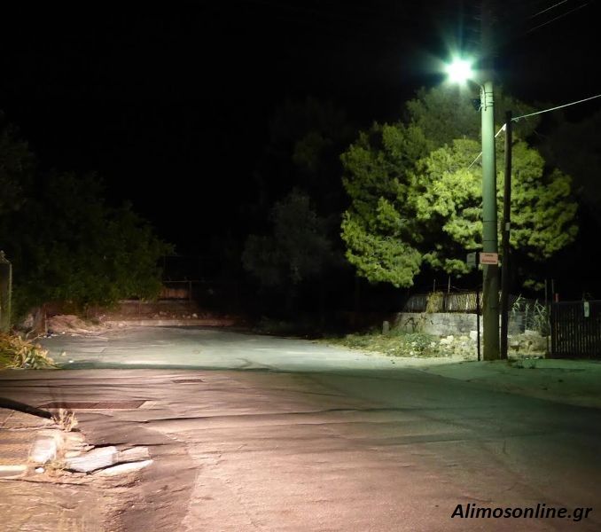 Τοποθετήθηκε δυνατός φωτισμός στον δρόμο όπου βρέθηκαν πρόσφατα οι δύο χτυπημένες γυναίκες