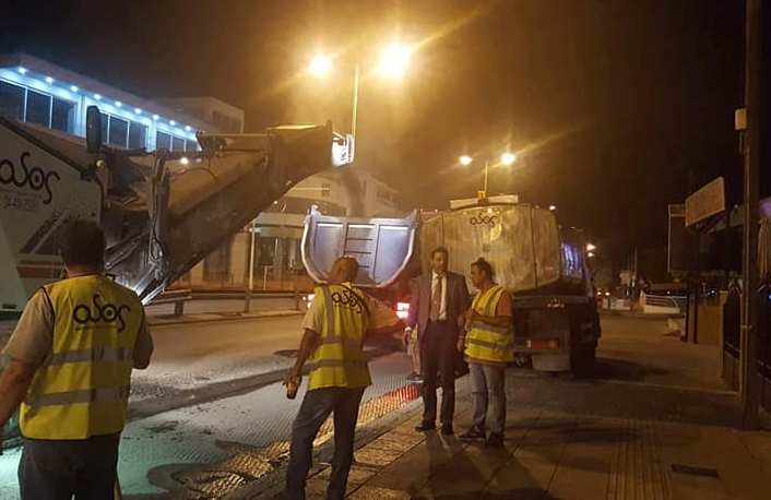Ξεκίνησε η ασφαλτόστρωση της Λεωφόρου Αλίμου - Οι εργασίες θα γίνονται το βράδυ