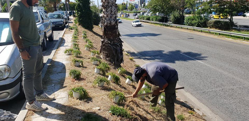 Ανάπλαση της πλατείας κοντά στον σταθμό «Ελληνικό»