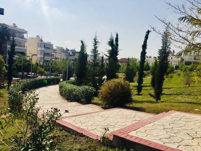 Καλλωπισμός και περιποίηση σε δέντρα και φυτά σε διάφορες γειτονιές του Αλίμου