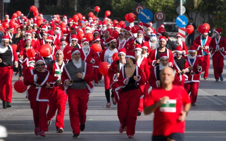 Το 5ο Santa Run θα διεξαχθεί φέτος στα Βόρεια Προάστια