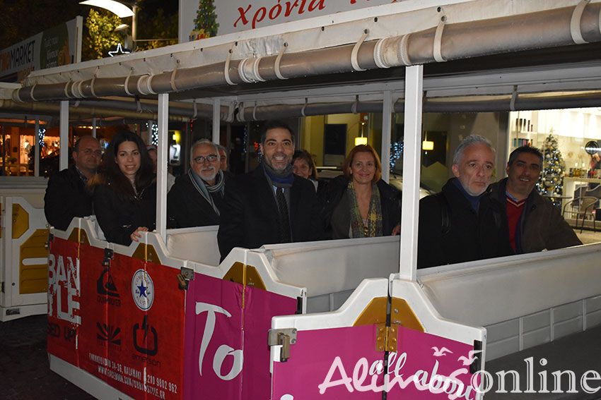 Η Δημοτική Αρχή στην πρώτη βόλτα του Ρούντολφ