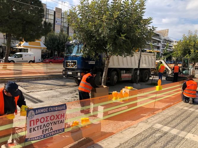 Γλυφάδα: Ξεκίνησαν και πάλι τα έργα στην Μεταξά