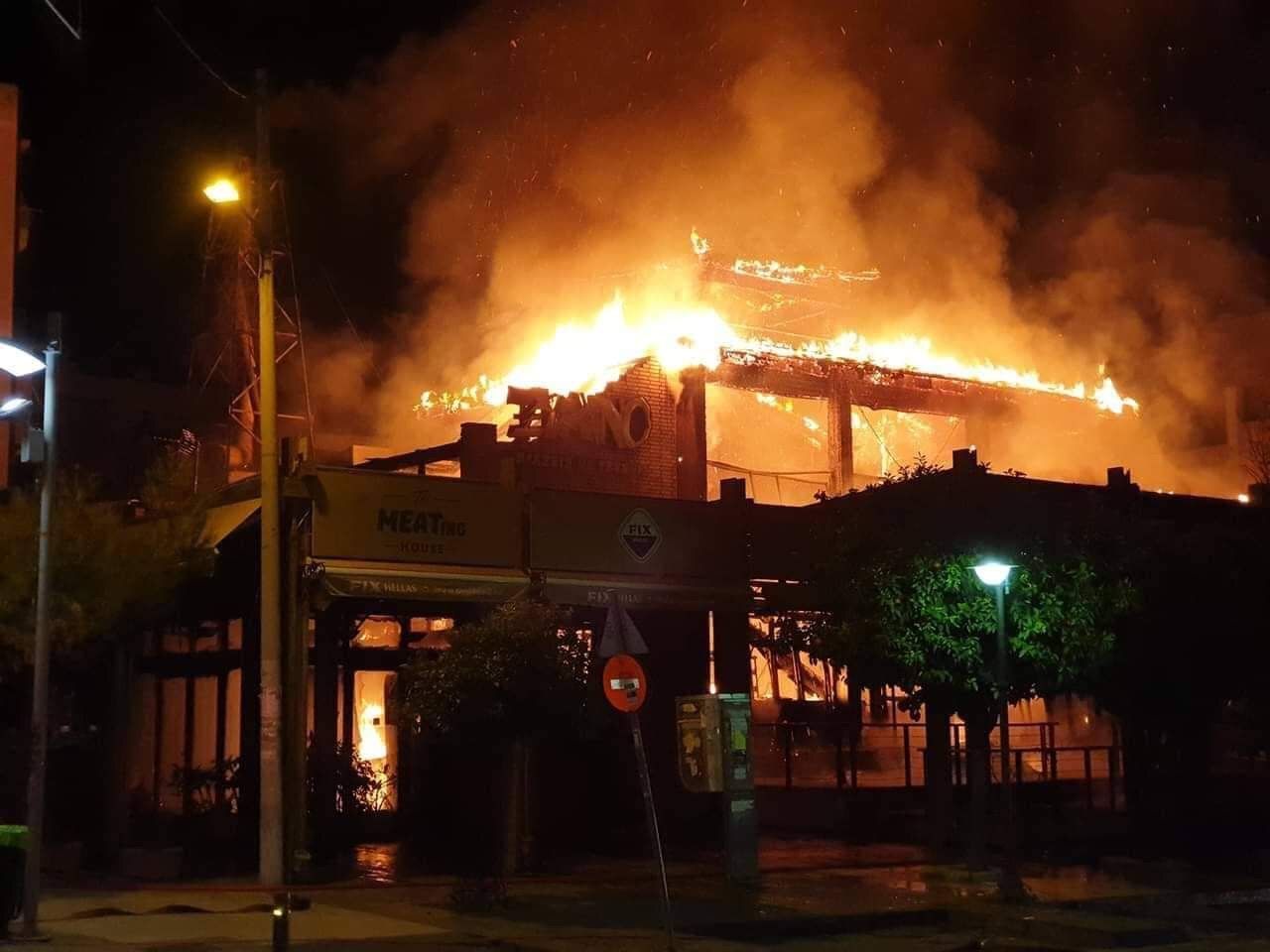 Kάηκε το «Ξύλινο» στην Αγορά της  Θουκυδίδου