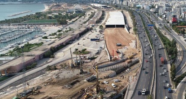 Ξεκίνησε η ασφαλτόστρωση της νέας Παραλιακής