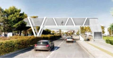 Ελληνικό: Ετοιμάζεται πεζογέφυρα στη Λ. Κύπρου