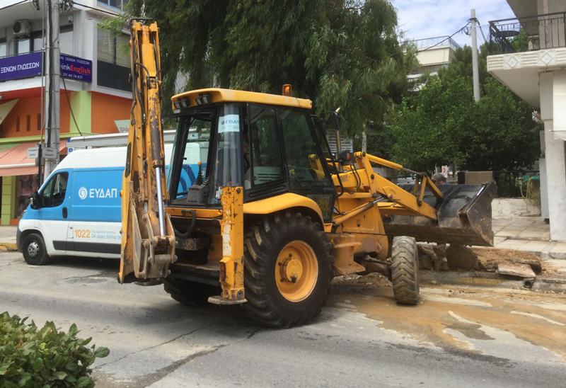 Oλοκληρώνονται σήμερα οι εργασίες της ΕΥΔΑΠ στη συμβολή της Λεωφόρου Ιωνίας με την οδό Ομήρου