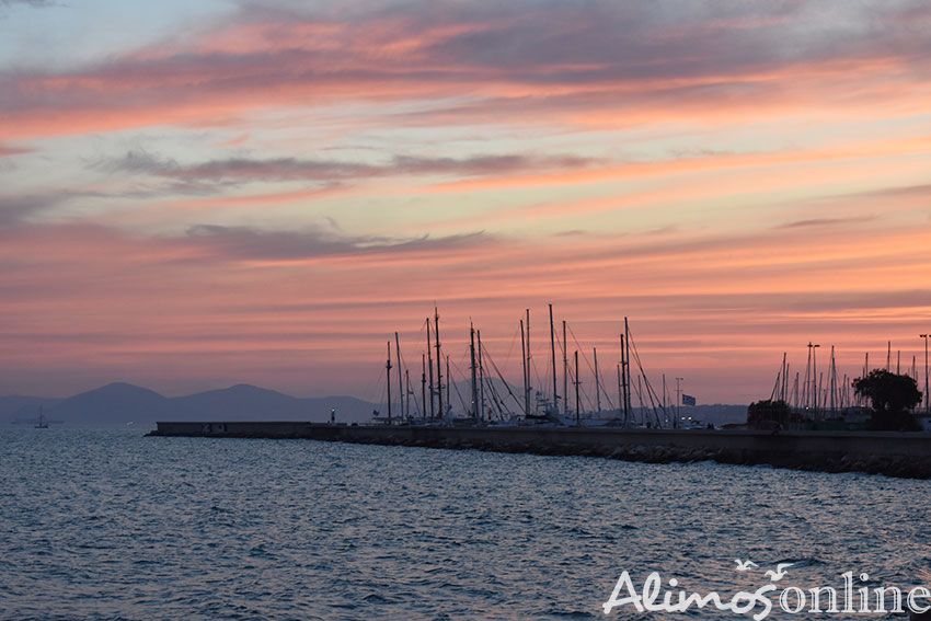 Τα ηλιοβασιλέματα στο Αλιμονήσι είναι σκέτη μαγεία