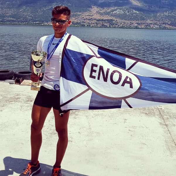 Ε.Ν.Ο.Α: Πρωταθλητής Ελλάδας στην κωπηλασία ο Ανδρέας Αθανασιάδης – Καουδης