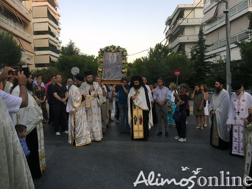 Έγινε απόψε η περιφορά της Ιερής Εικόνας της Μεταμόρφωσης του Σωτήρος στο Καλαμάκι