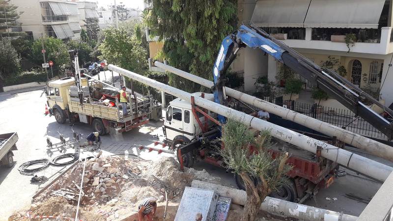 Συνεχίζονται οι εργασίες της ΔΕΗ στο Καλαμάκι – Χωρίς ρεύμα αρκετά σπίτια