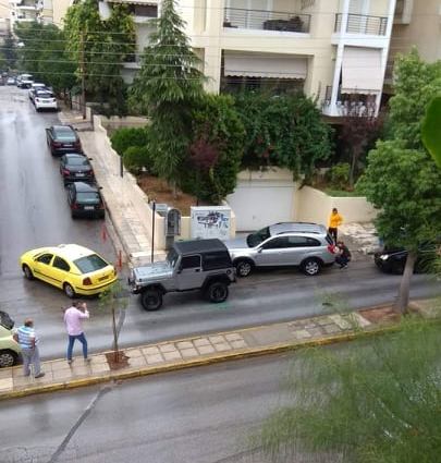 Καραμπόλα 5 αυτοκινήτων στο Καλαμάκι