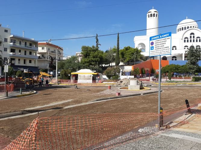 Συνεχίζονται τα έργα στην οδό Δωδεκανήσου