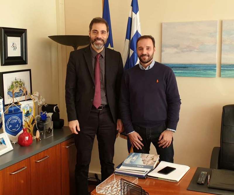 Ο Ανδρέας Κονδύλης συναντήθηκε με τον νέο Πρόεδρο του Αγίου Κοσμά