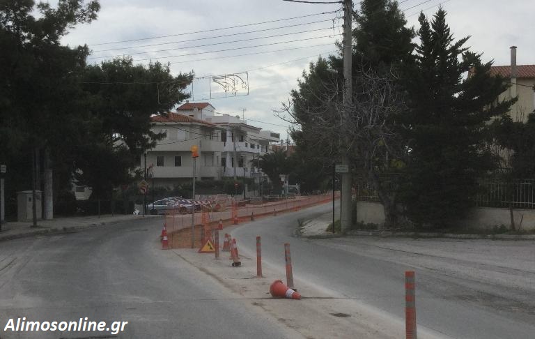 Ξεκίνησαν τα έργα για την προέκταση της νησίδας της λεωφόρου Κυθηρίων