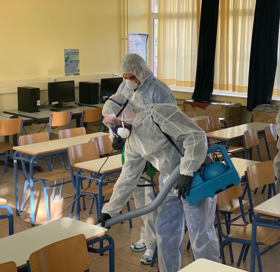 Απολύμανση προληπτικά σε όλη τη Γλυφάδα