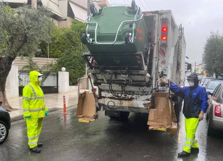 Εμείς «Μένουμε Σπίτι» και το τμήμα Καθαριότητας του Δήμου φροντίζει για εμάς