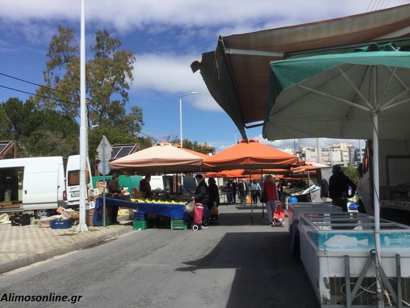 Αιφνιδιαστικός έλεγχος στην λαϊκή αγορά της Υψηλάντου για την τήρηση των προληπτικών μέτρων