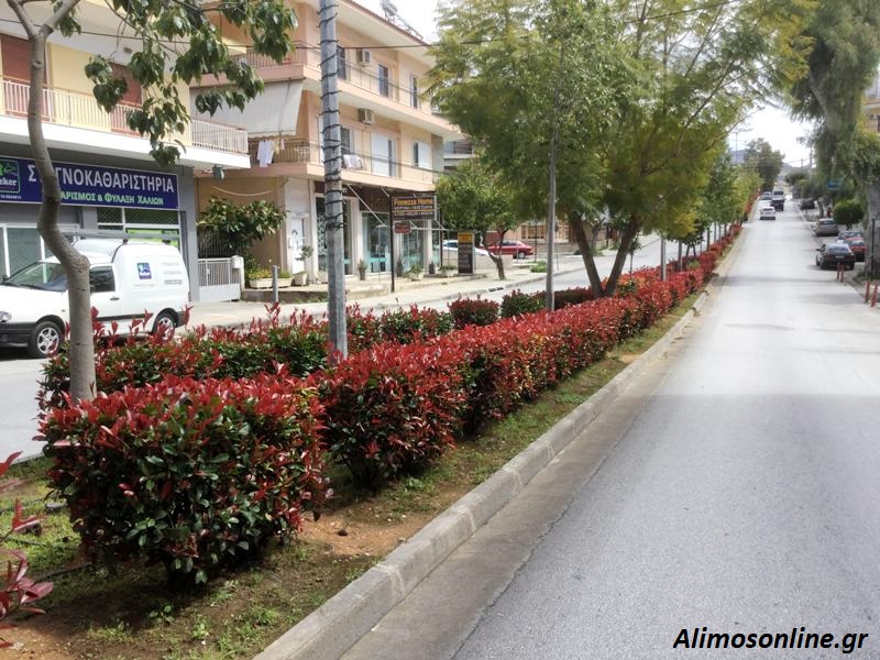 H λεωφόρος Θεομήτορος «κοκκίνισε»