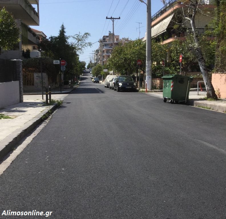 Ολοκληρώθηκε η ασφαλτόστρωση της οδού Αλαμάνας