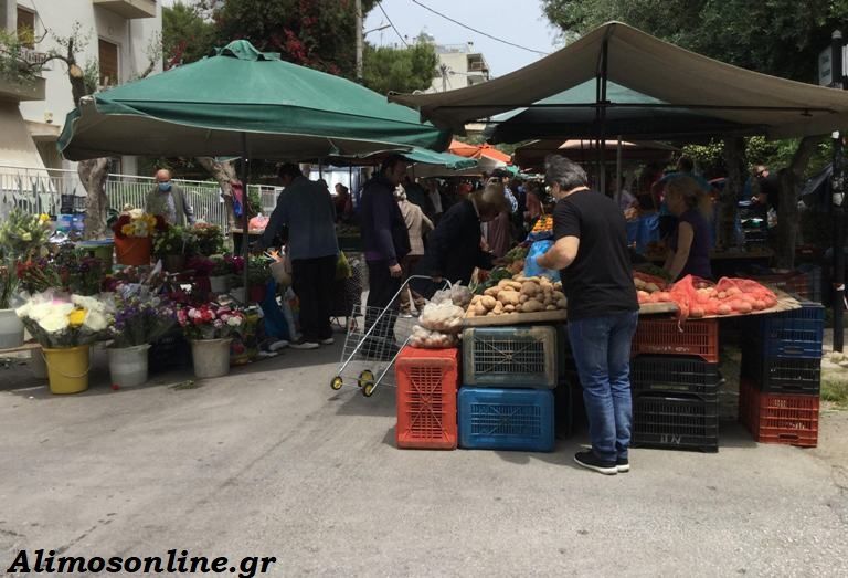 Στην οδό Κανάρη θα παραμείνει προς το παρόν η Λαϊκή Αγορά της Τρίτης