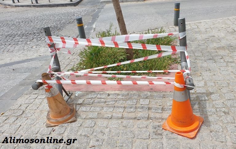 Επισκευή στα παγκάκια της Αγοράς Θουκυδίδου