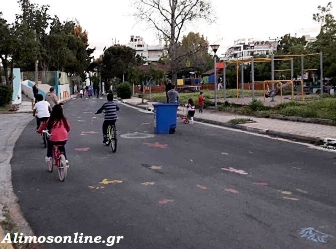 Kάθε απόγευμα οι κάτοικοι μετατρέπουν την Νικ. Βρεττάκου σε αυτό που πραγματικά είναι