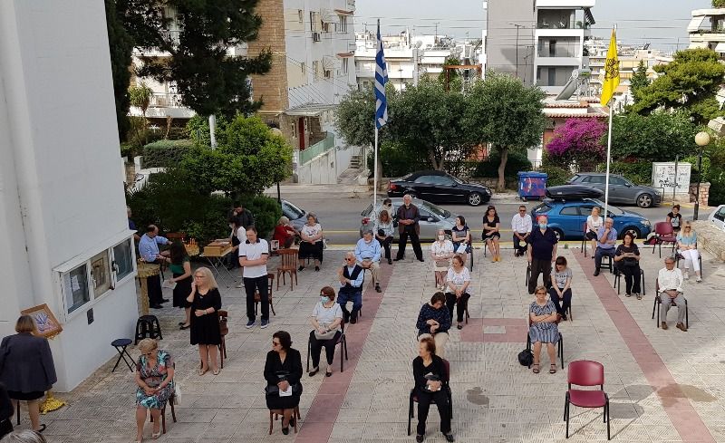 Η πρώτη λειτουργία με παρουσία πιστών μετά την καραντίνα στον Ι.Ν. Μεταμόρφωσης Σωτήρος