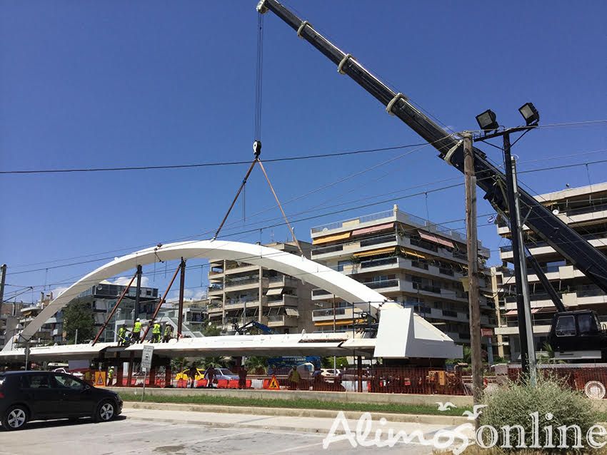 Oι κυκλοφοριακές ρυθμίσεις για την τοποθέτηση της πεζογέφυρας