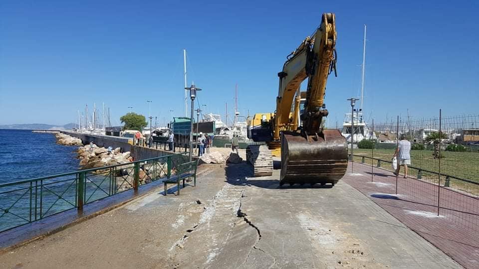 Σε 20 ημέρες θα είναι έτοιμος ο πεζόδρομος της παραλίας