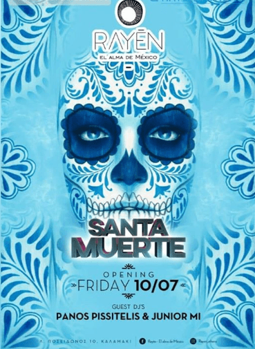 Santa Muerte: Ένα ξεχωριστό event ετοιμάζει το Rayen για το βράδυ της Παρασκευής