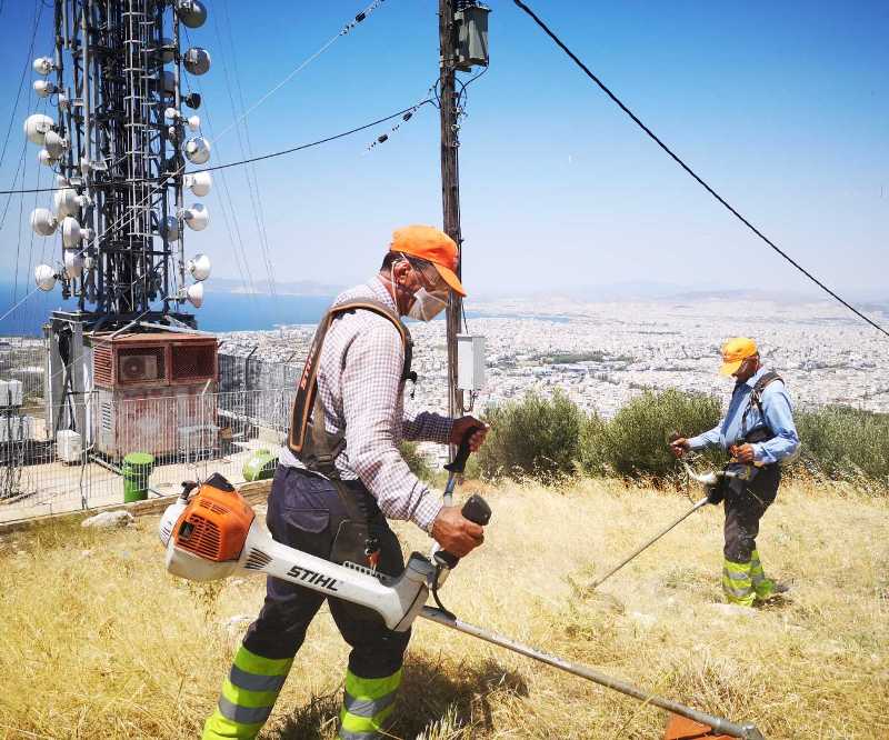 Συνεργεία του ΣΠΑΥ καθάρισαν σημεία του Υμηττού
