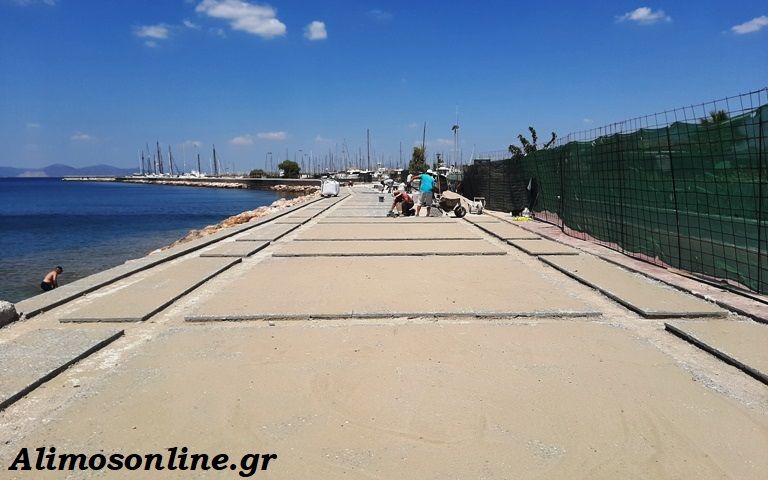 Στο τελευταίο στάδιο τα έργα για την αποκατάσταση του πεζόδρομου