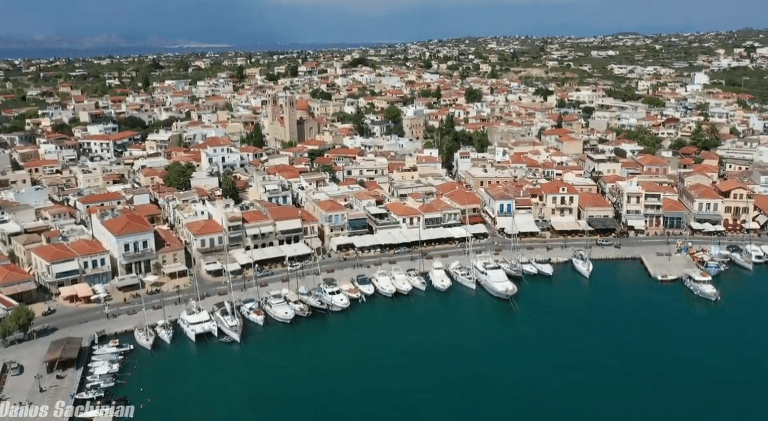 Ένα video με drone από την Αίγινα που ατενίζουμε από την παραλία του Αλίμου
