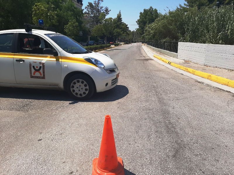 Κλειστό είναι από το πρωί τμήμα της οδού Αγίου Δημητρίου στο Καλαμάκι