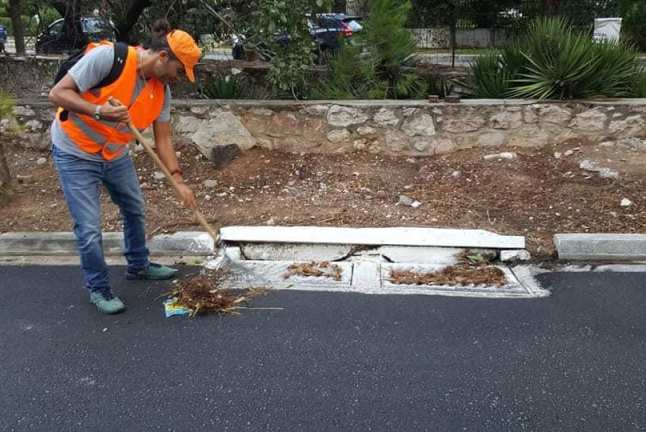 Άμεσος ήταν ο καθαρισμός της πόλης μετά την κακοκαιρία