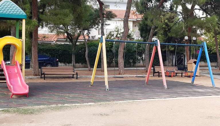 H «ανανέωση» της Παιδικής Χαράς της οδού Κεφαλληνίας