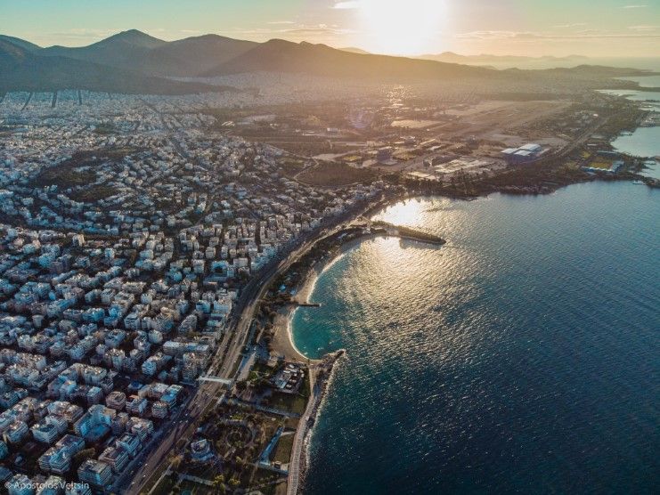 Ο Άλιμος είναι υπέροχος και από ψηλά, όπως μας αποδεικνύει ο Απόστολος Βέλτσιν