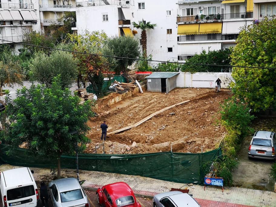 Αρχαιολογικά ευρήματα σε οικόπεδο της οδού Αυξεντίου