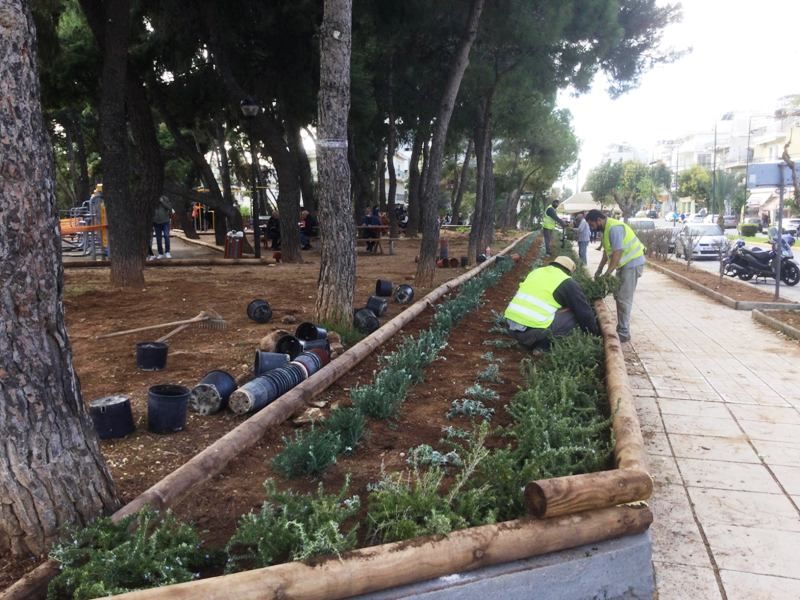 Με εντατικούς ρυθμούς συνεχίζεται η ανάπλαση της πλατείας Καραϊσκάκη