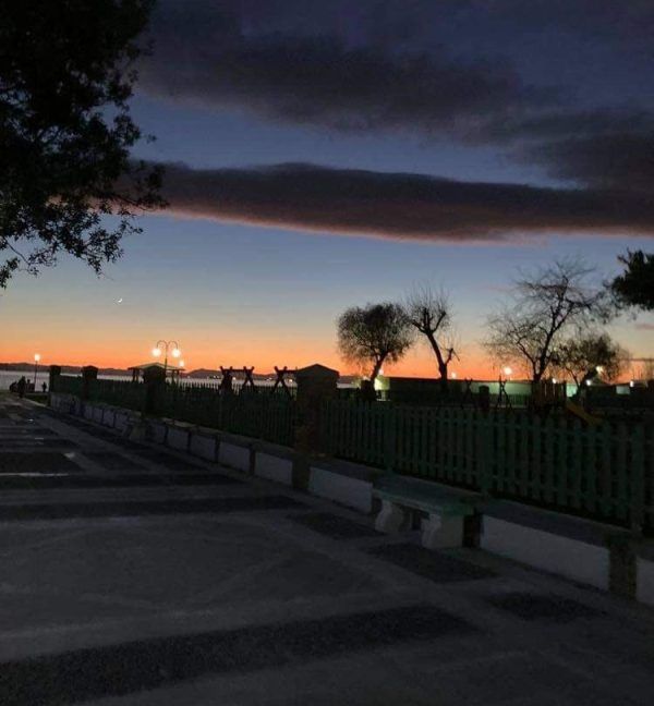 Εικόνες από το σημερινό ηλιοβασίλεμα