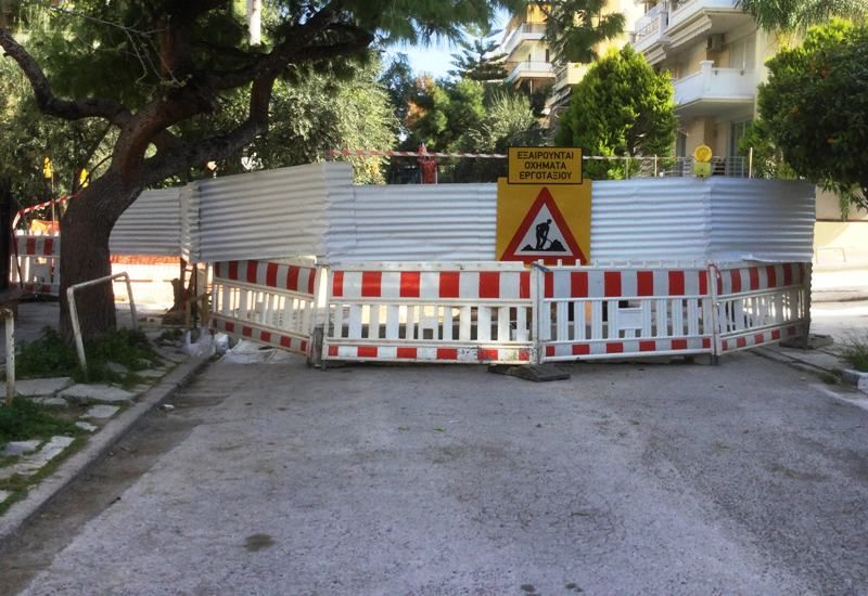 Βρέθηκαν αρχαία στην οδό Κανάρη - Σταμάτησε το αντιπλημμυρικό έργο
