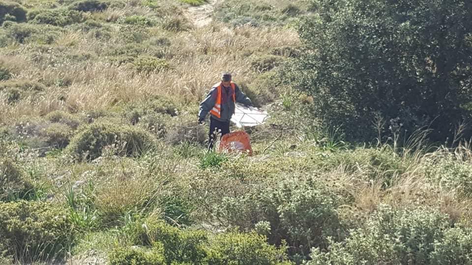 Επιχείρηση καθαρισμού στον λόφο Πανί