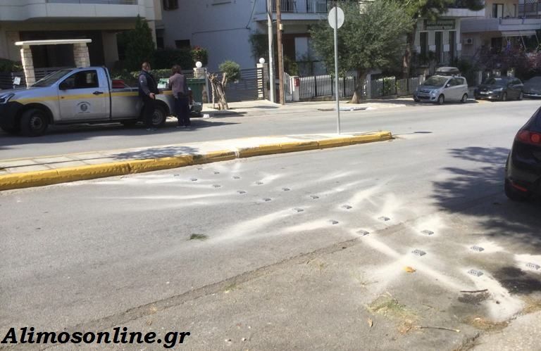 «Μάτια γάτας» στην οδό Γ. Παπανδρέου